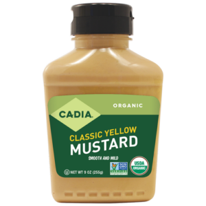 815369012119_1782492710 Cadia Organic Mustard Classic Yellow 9 Oz.