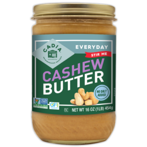 Cadia Creamy Cashew Butter 16 Oz.