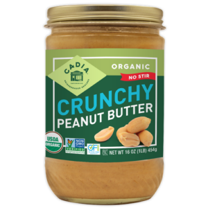 Cadia Organic Crunchy Peanut Butter 16 oz.
