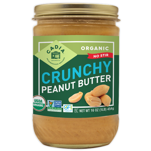 Cadia Organic Crunchy Peanut Butter 16 oz.