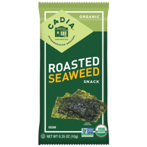 815369014007_1782415277 Cadia Organic Roasted Seaweed Snack 0.35 Oz.