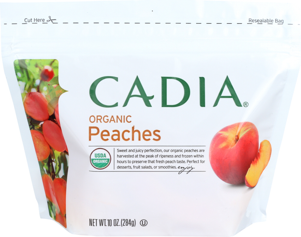 Cadia Organic Peaches 10 oz.