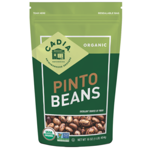 815369015042_1782407997 Cadia Organic Pinto Bean Dry 16 Oz.