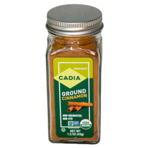815369016407_1782328041 Cadia Cinnamon Spice Ground Organic 1.5 OZ