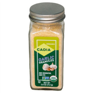 Cadia Garlic Granules Spice Organic 2.6 OZ