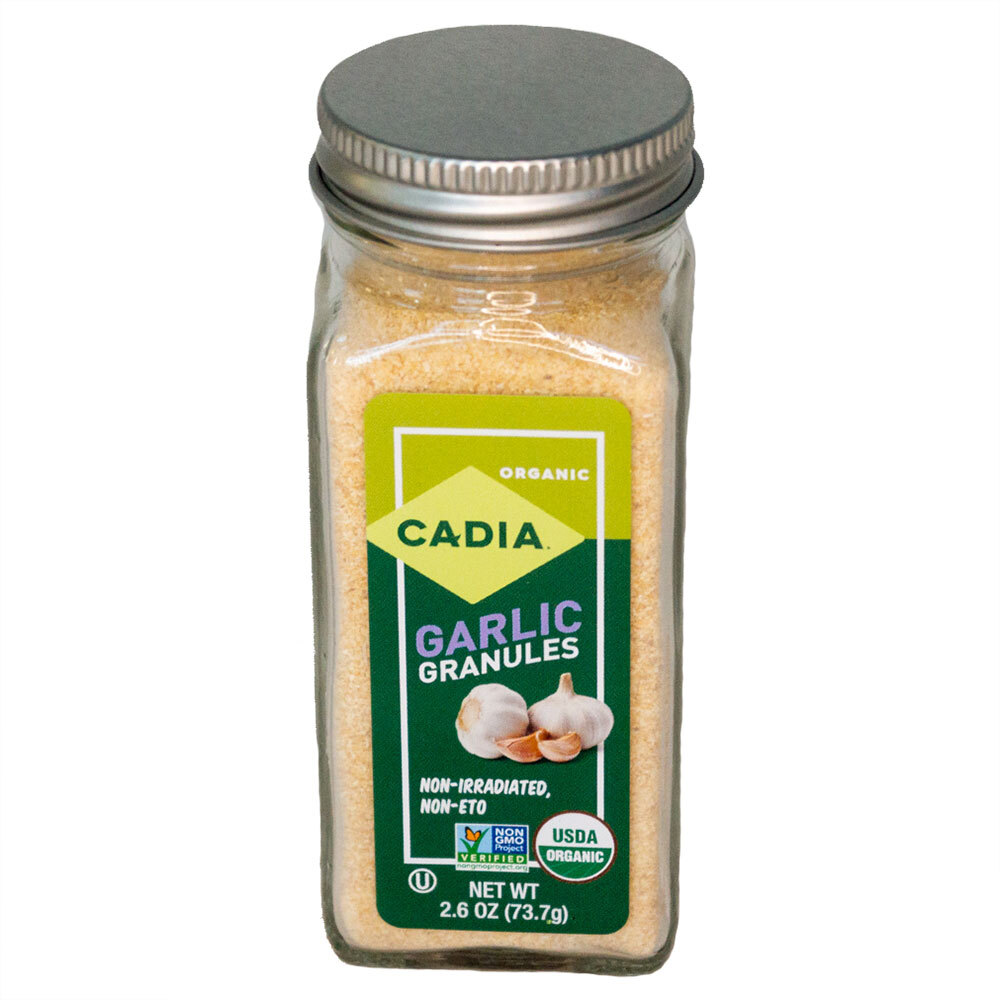 Cadia Garlic Granules Spice Organic 2.6 OZ