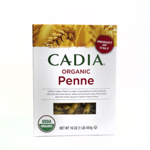 Cadia Organic Penne Pasta 16 Oz.