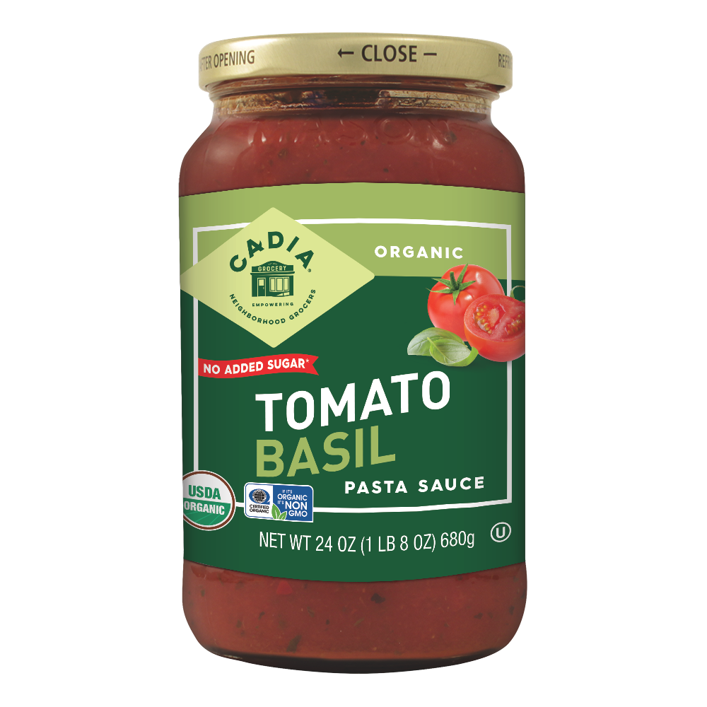 Cadia Organic Sauce Pasta Tomato Basil 24 Oz.