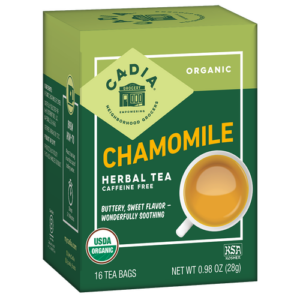 815369019941_1782255392 Cadia Organic Chamomile Tea Caffeine Free 16 Oz.