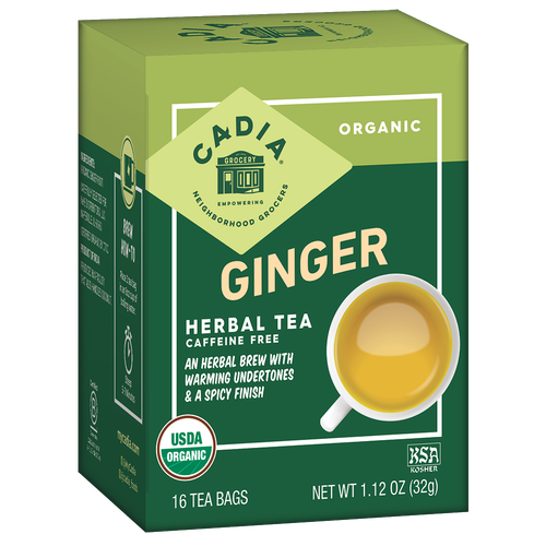 Cadia Organic Ginger Tea 16 Oz.