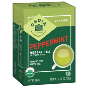 815369019989_1782407996 Cadia Organic Peppermint Tea 16 Oz