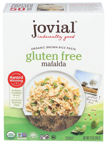 Jovial Pasta Brwn Rice Mafalda - 12OZ