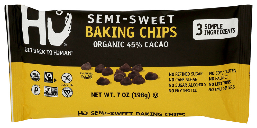 Hu Chips Baking Smi Swt Choc, 7 OZ.