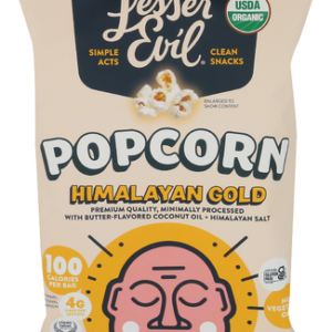 855469006915_1783203046 Lesser Evil Popcorn Bag Hmlyn Gld Org - 0.88OZ