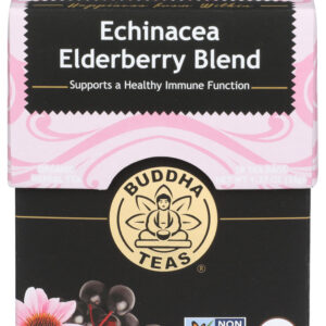 Buddha Teas Blend Echinacea Elderberry, 18 BG