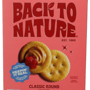 Back To Nature Crackers Classic Round, 6.5 OZ