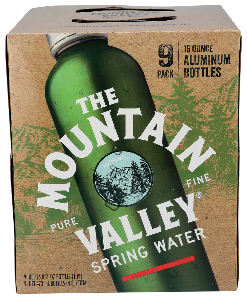 Mountain Valley Water Spring 9Pk, 144 FO