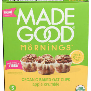Madegood Apple Crumble Organic Baked Oat Cups - 6.15oz