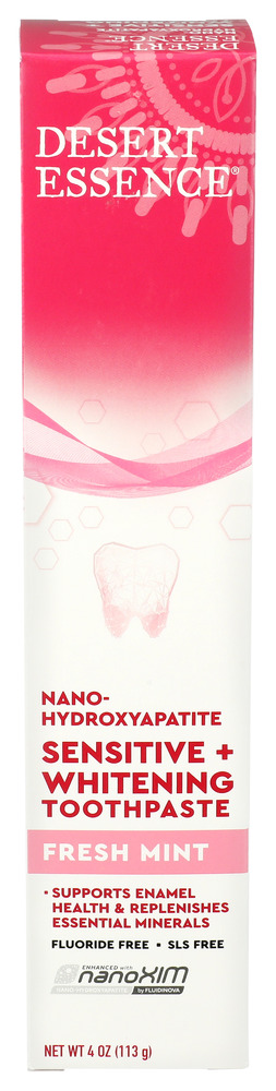 Desert Essence Toothpaste Nano Whitening 4oz