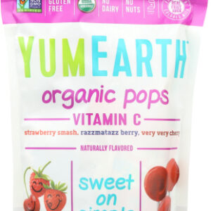 YumEarth Organic Vitamin-C Pops, 14 count