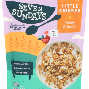 850053830143_1788371786 Seven Sundays Little Crispies Cereal, Honey Almond 8oz
