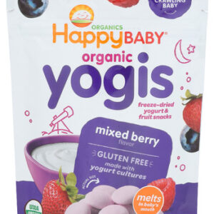 Happy Baby Snack Yogurt Mixed Berry Organic, 1 OZ