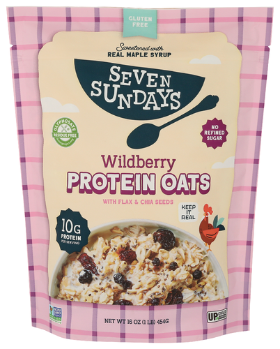 Seven Sundays Oats Protein Wild Berry 16oz